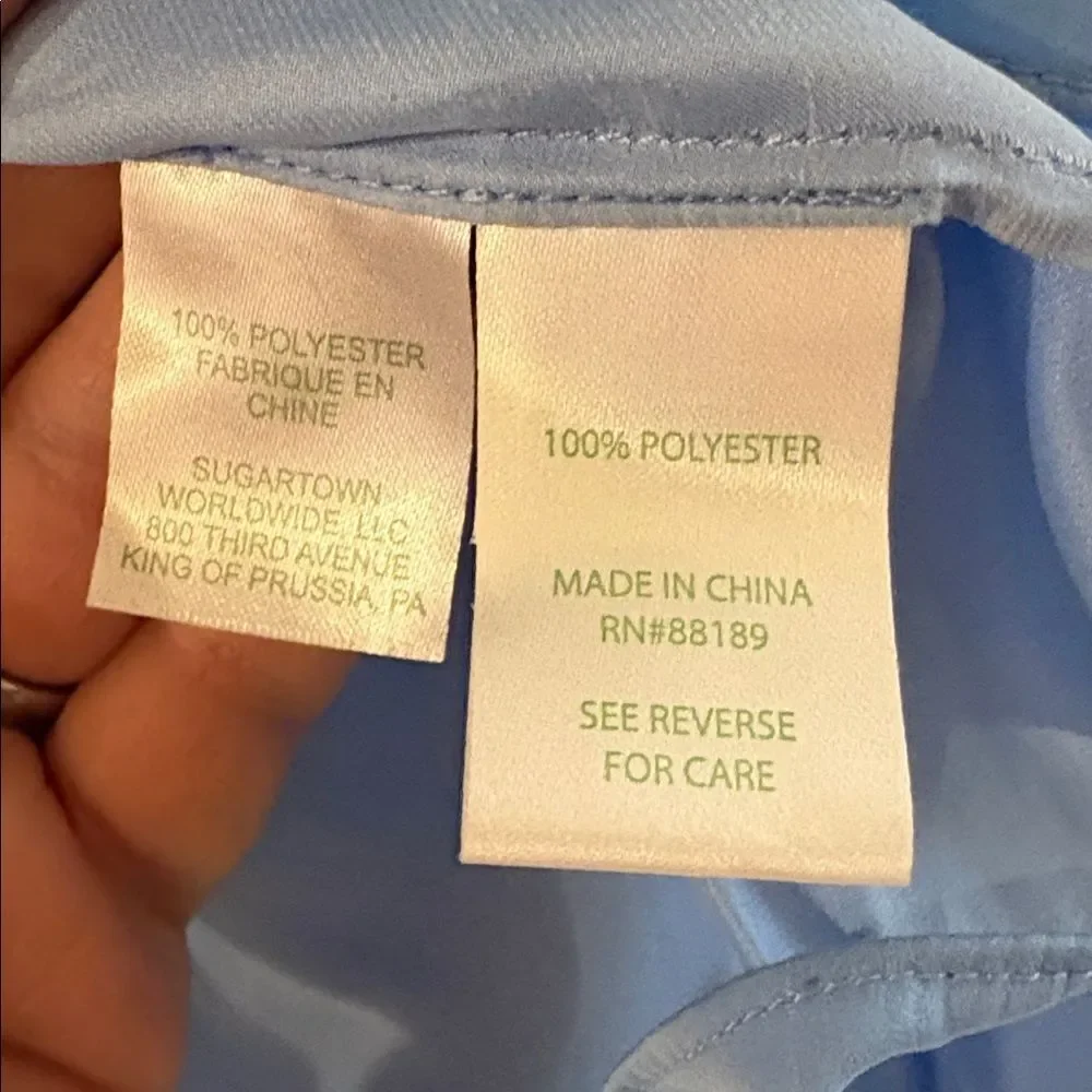 Lilly Pulitzer Maisel Top in light blue periwinkle